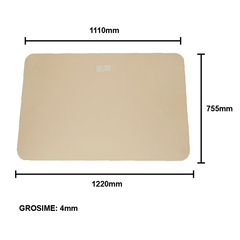 Window 1220x755x4mm upper frame new type UTB U-650